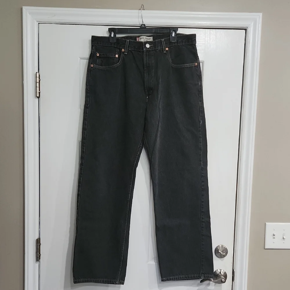 Levi's Black Straight Jeans Classic Style